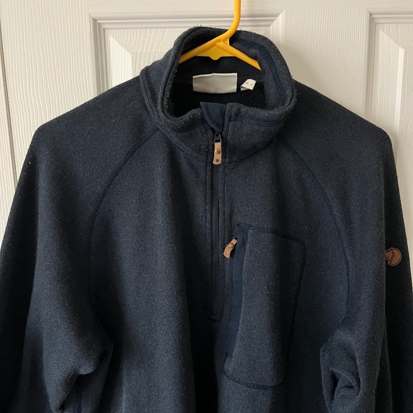 Fjallraven Övik Fleece 1/2 Zip Men's Large - Picture 1 of 5